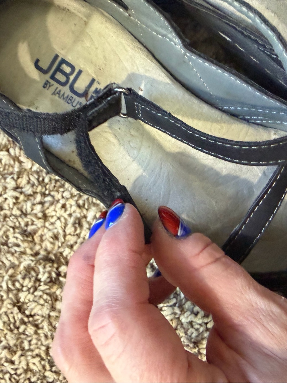 JBU by Jambu Black Floral Mary Jane Shoes - Picture 7 of 8